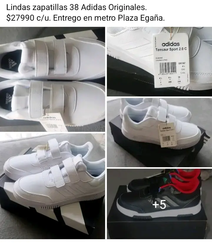 Zapatillas Adidas Tensaur Sport 2.0 C blancas