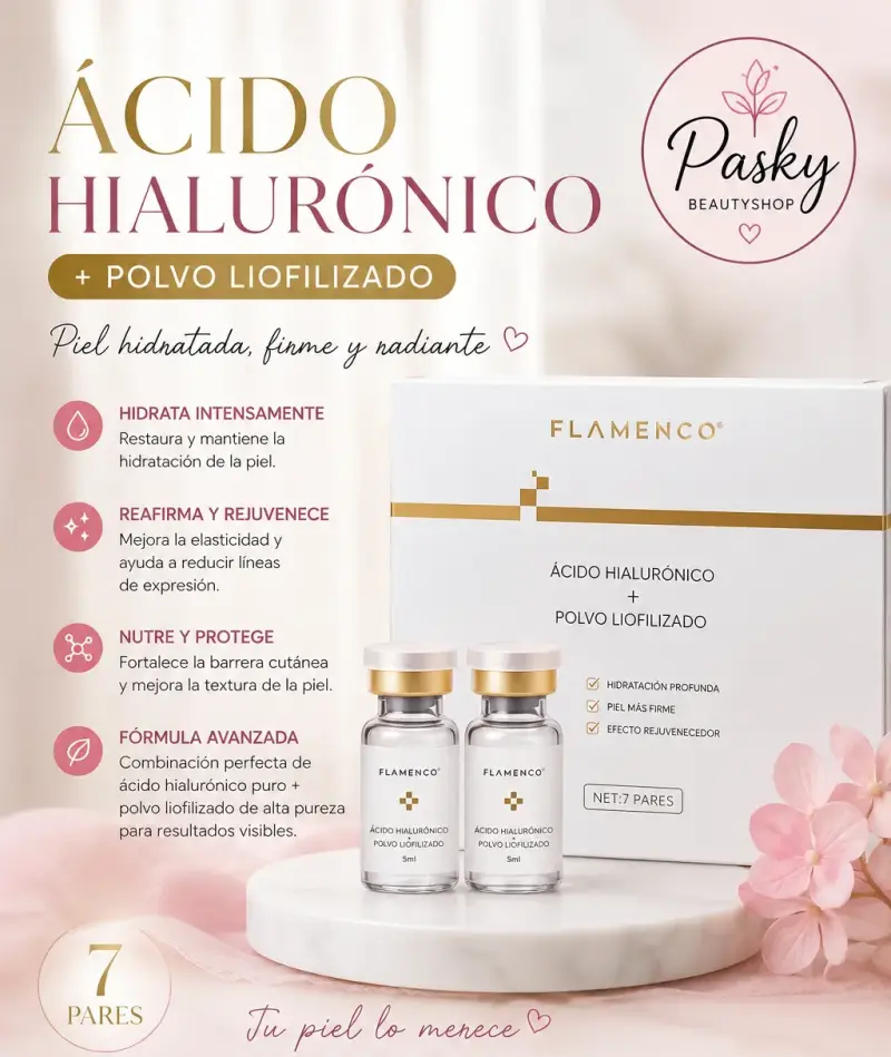 Ácido Hialurónico con Polvo Liofilizado - 1