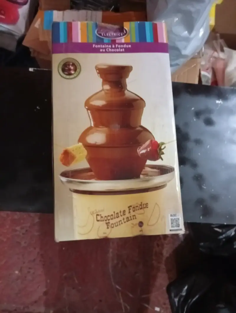 Fuente de chocolate eléctrica para fondue