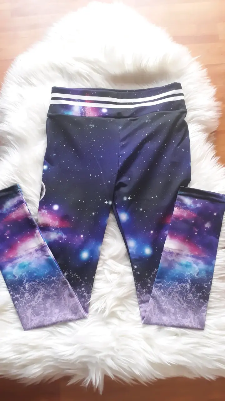 Leggings deportivos estampado galaxia - 2