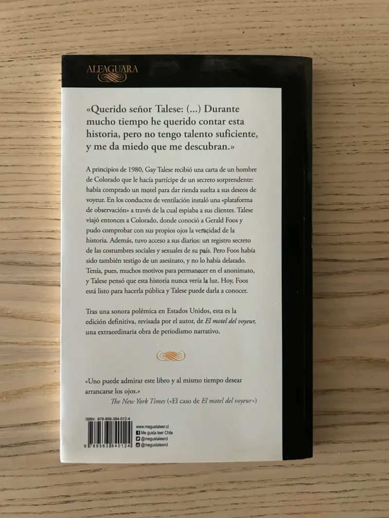 Libro 'El motel del voyeur' de Gay Talese - 2