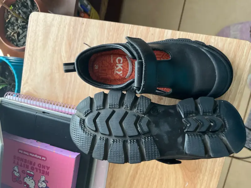 Zapatos escolares cuero para niña talla 29 - 2