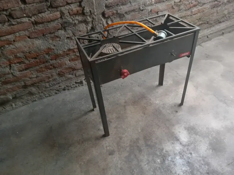 Cocina industrial a gas de hierro - 3
