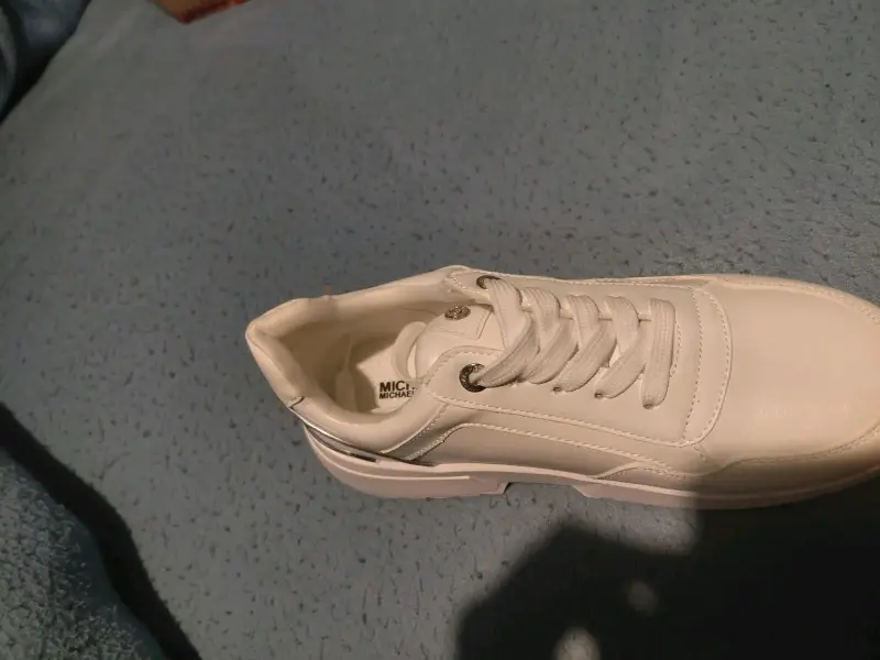 Zapatillas deportivas blancas MK de plataforma - 5