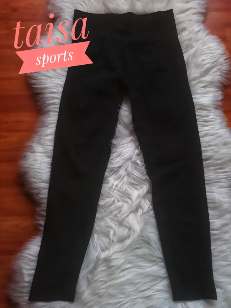 Calzas deportivas negro talla s - 2