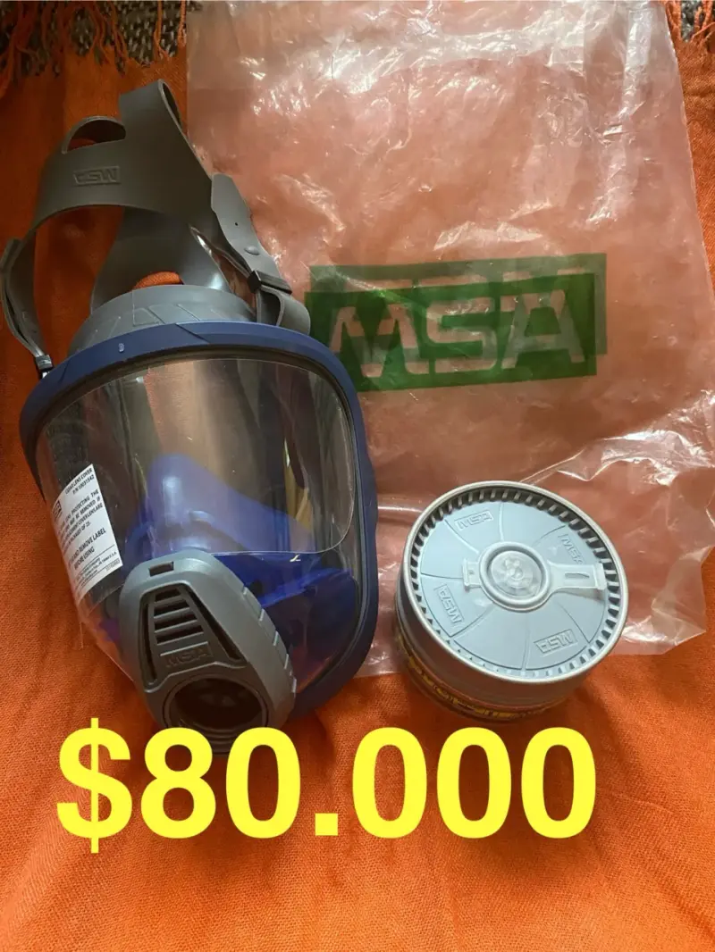 Máscara respiratoria MSA con filtro - 4
