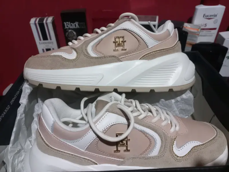 Zapatillas deportivas Tommy Hilfiger beige - 1