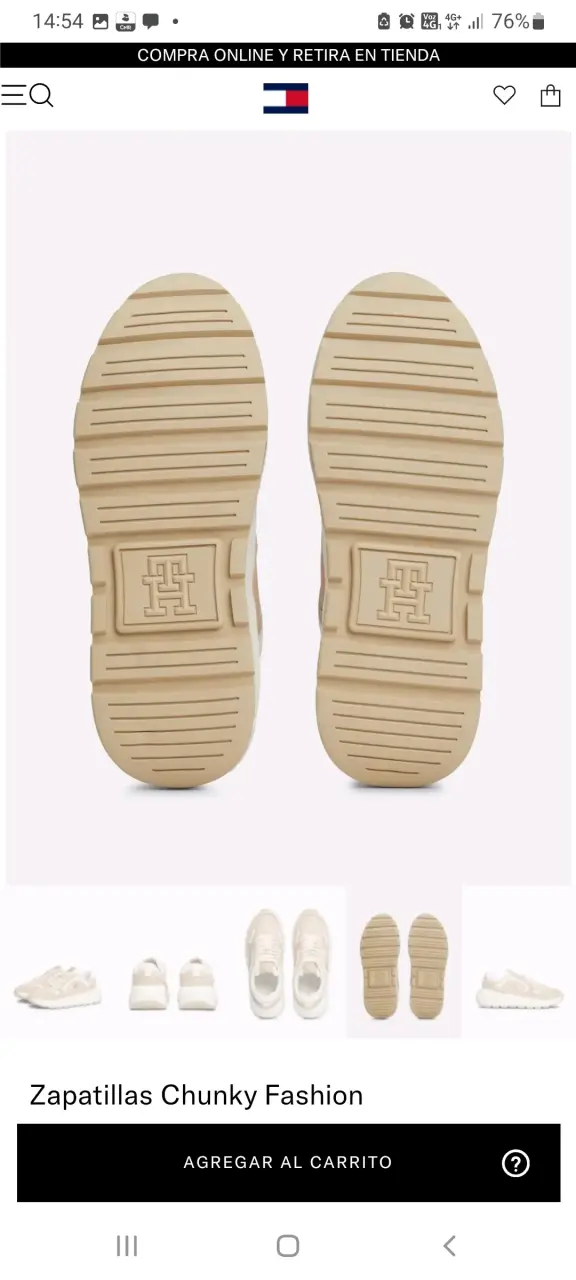 Zapatillas deportivas Tommy Hilfiger beige - 6