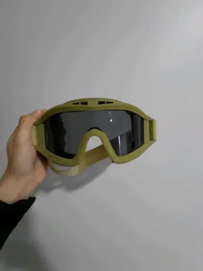 Gafas tácticas de protección color beige - miniatura 1