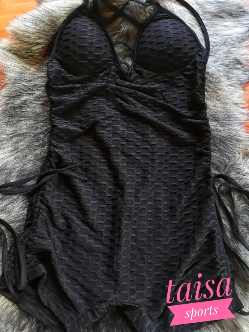 Enterizo deportivo negro talla s - 3