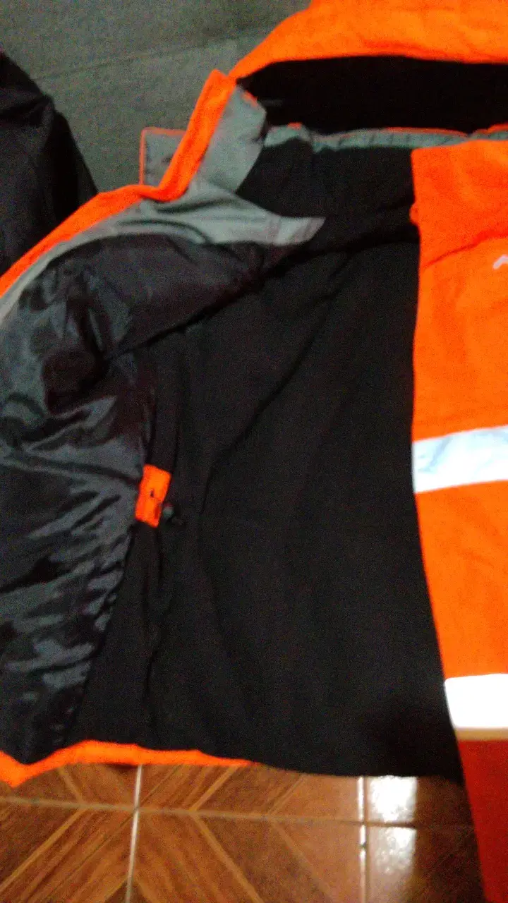 Chaqueta reflectante de seguridad naranja - 2