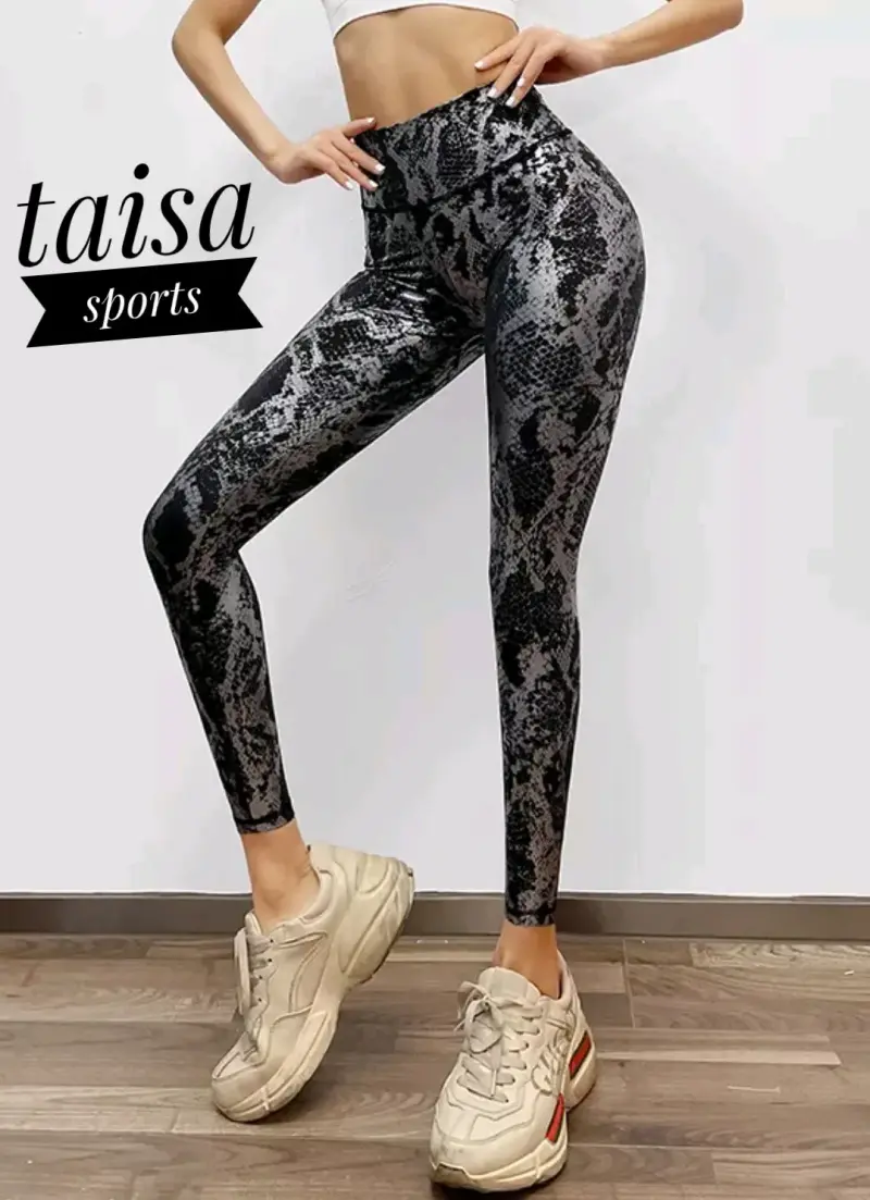 Leggings deportivos estampado animal print s-m - 3