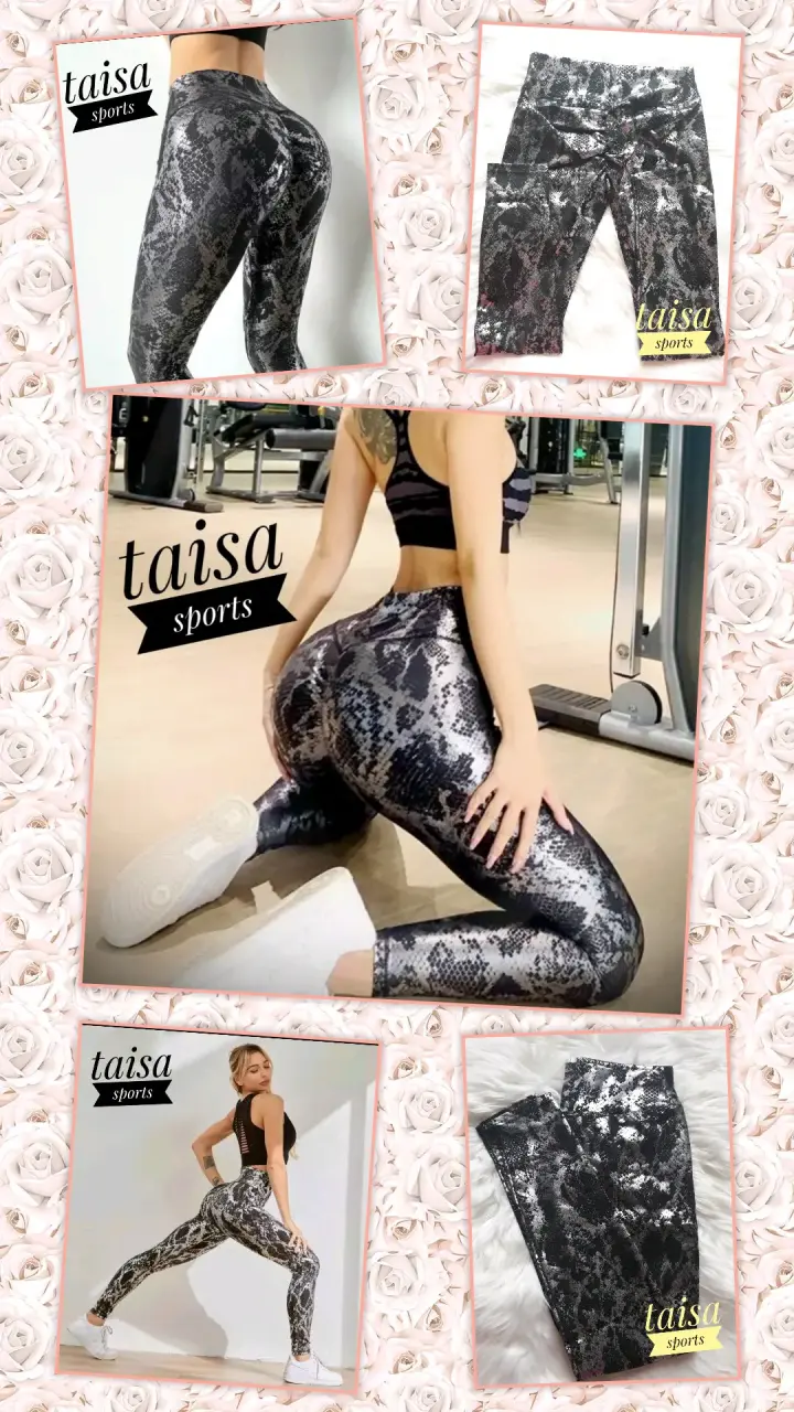 Leggings deportivos estampado animal print s-m - 5