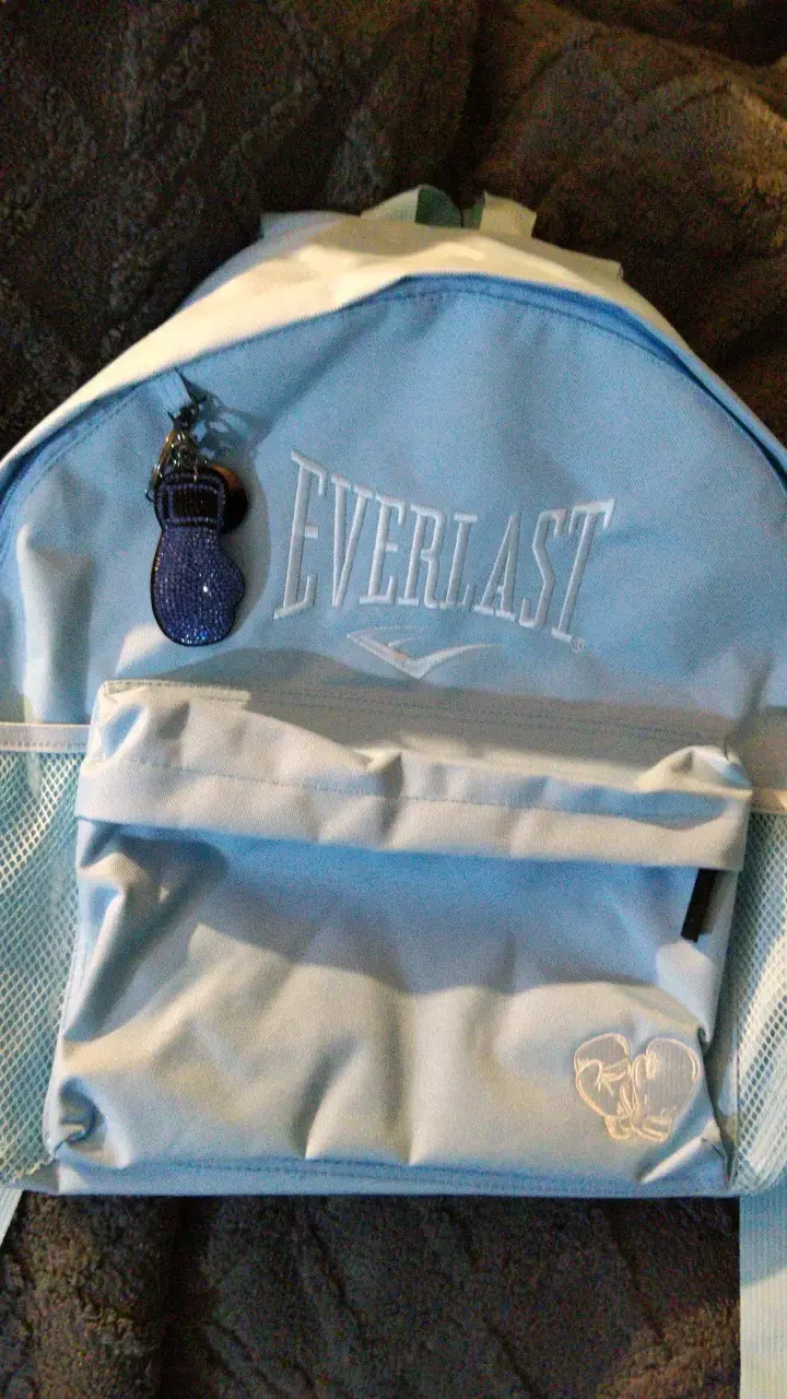 Mochila Everlast azul con bolsillo frontal - 2
