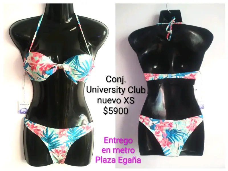 Bikini floral University Club nuevo XS