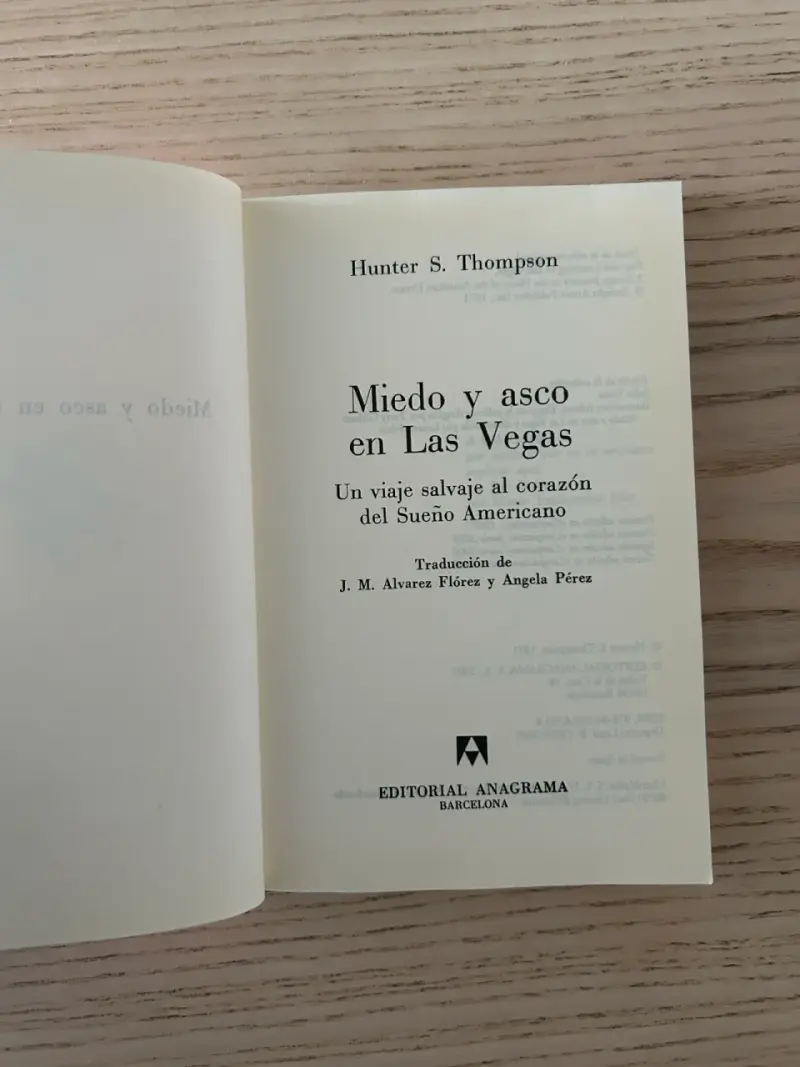 Libro 'Miedo y asco en Las Vegas' de Hunter S. Thompson - 4