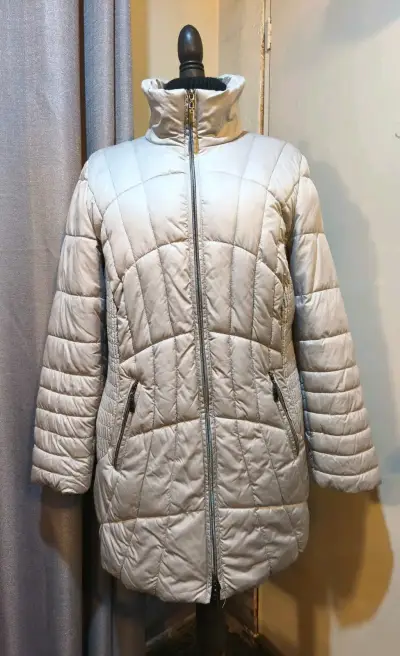 Parka gris para mujer - miniatura 1