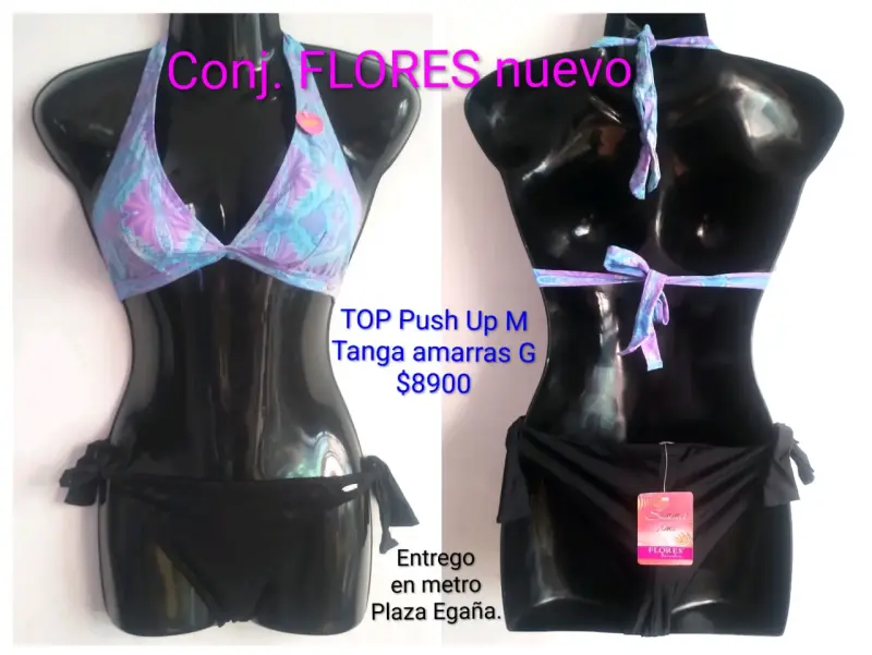 Conjunto bikini flores nuevo