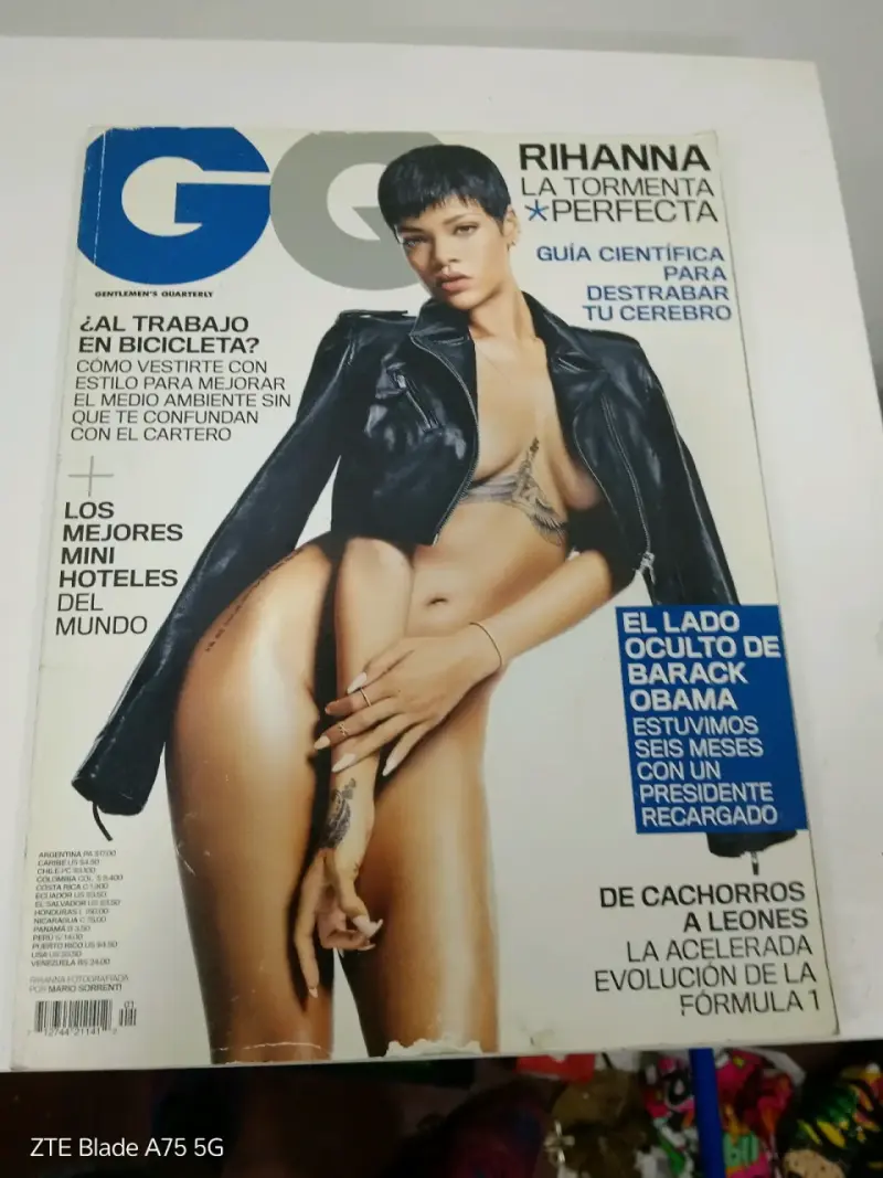 Revista GQ con Rihanna en portada año 2013 - 3