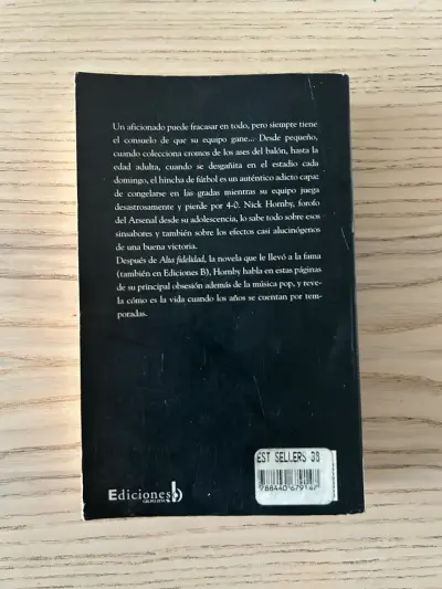 Libro 'Fiebre en las gradas' de Nick Hornby - miniatura 2