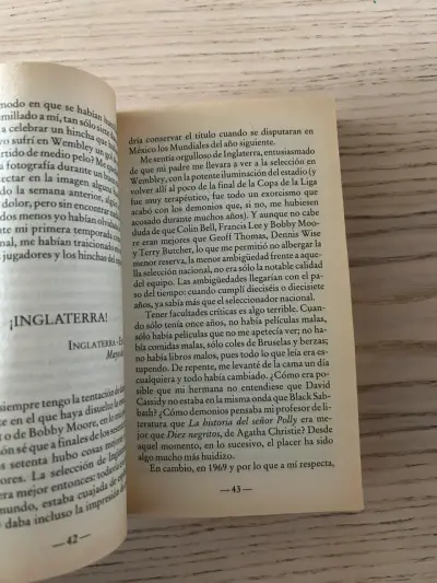 Libro 'Fiebre en las gradas' de Nick Hornby - miniatura 6