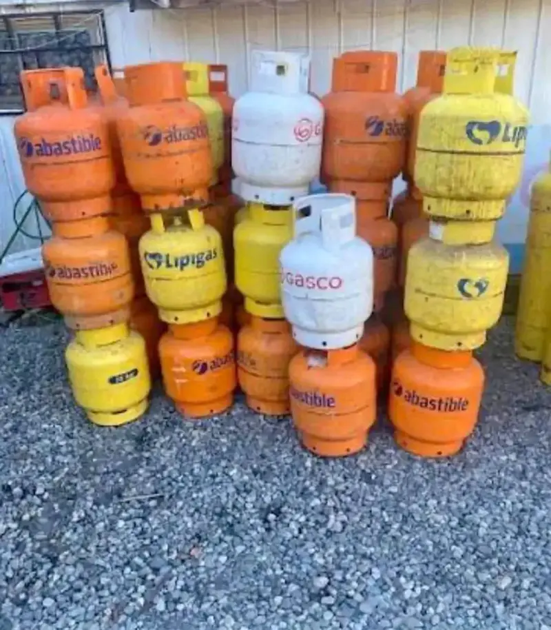 Cilindro de gas Abastible 15 kg usado - 2
