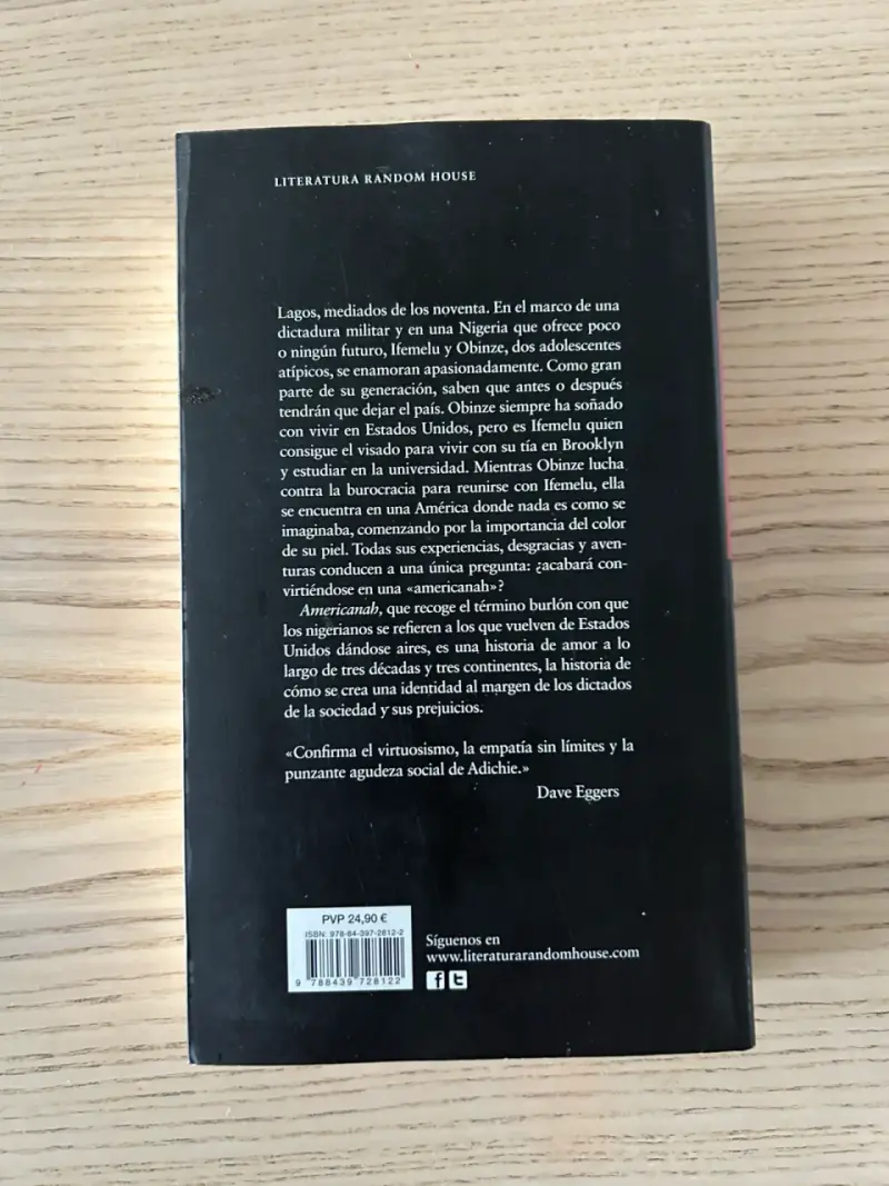 Libro 'Americanah' de Chimamanda Ngozi Adichie - 2