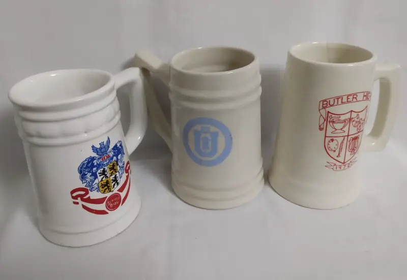 Set de jarros cerveceros de cerámica decorados - 4
