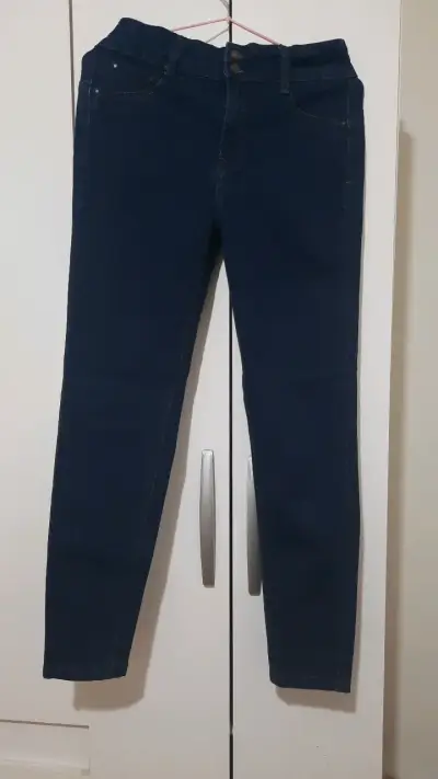 Jeans negros de mujer Denim Basics marca JJO - miniatura 3