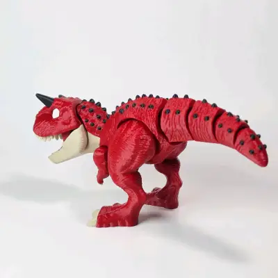 Figura de Dinosaurio Carnotaurus Articulado 22 cm - miniatura 3