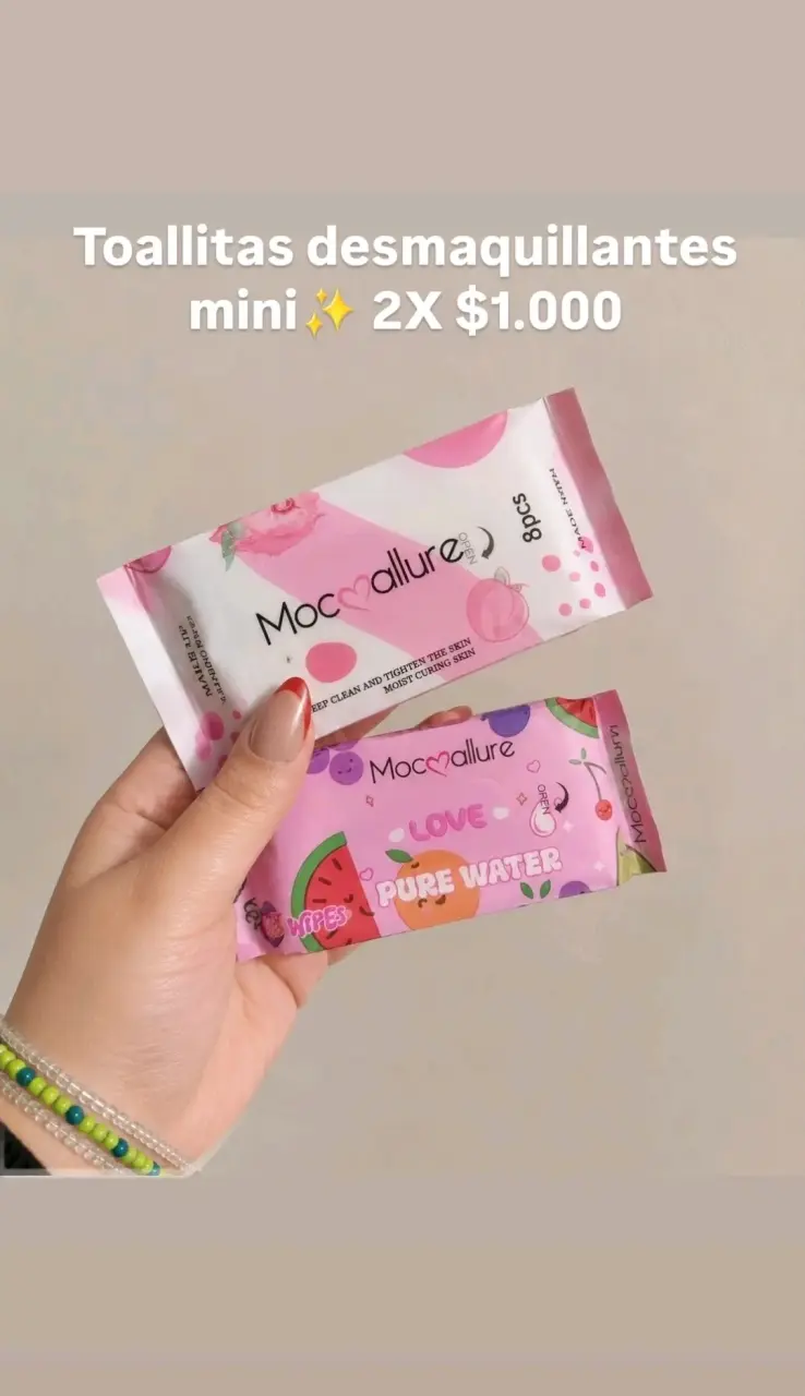 Toallitas desmaquillantes mini