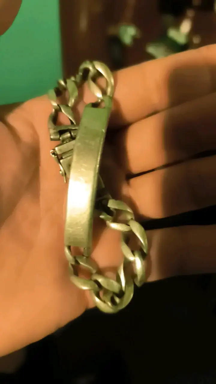 Pulsera de plata con cierre decorativo - 2