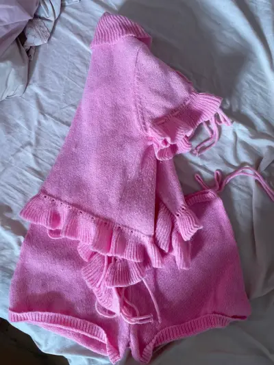 Conjunto de punto rosado - miniatura 3