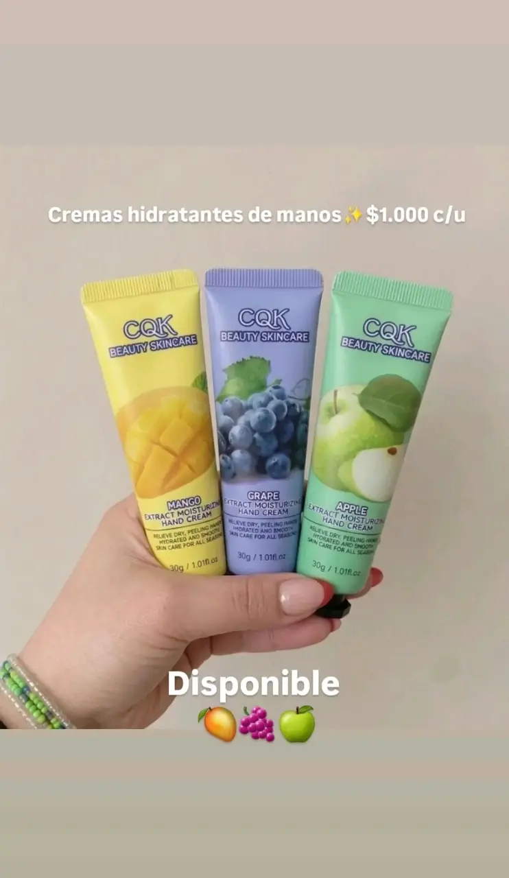 Cremas hidratantes de manos
