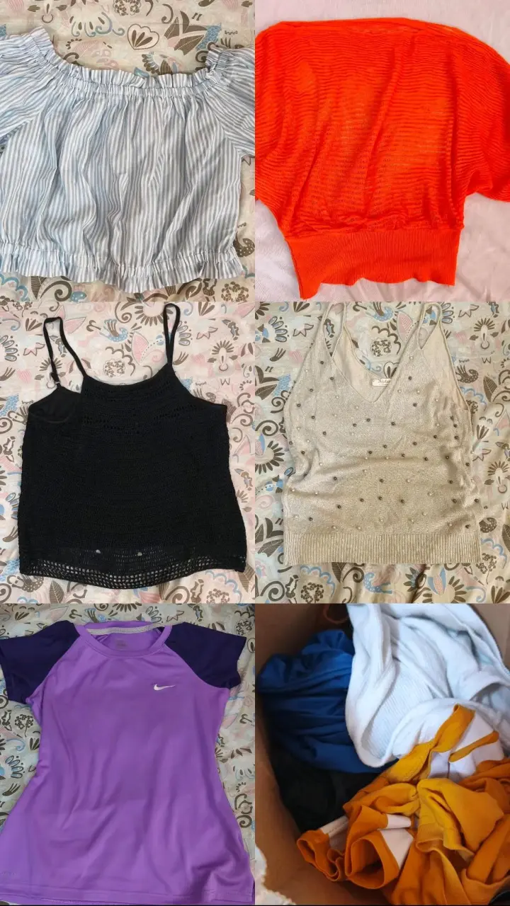 Lote de + 30 poleras mujer S/M/L - 6