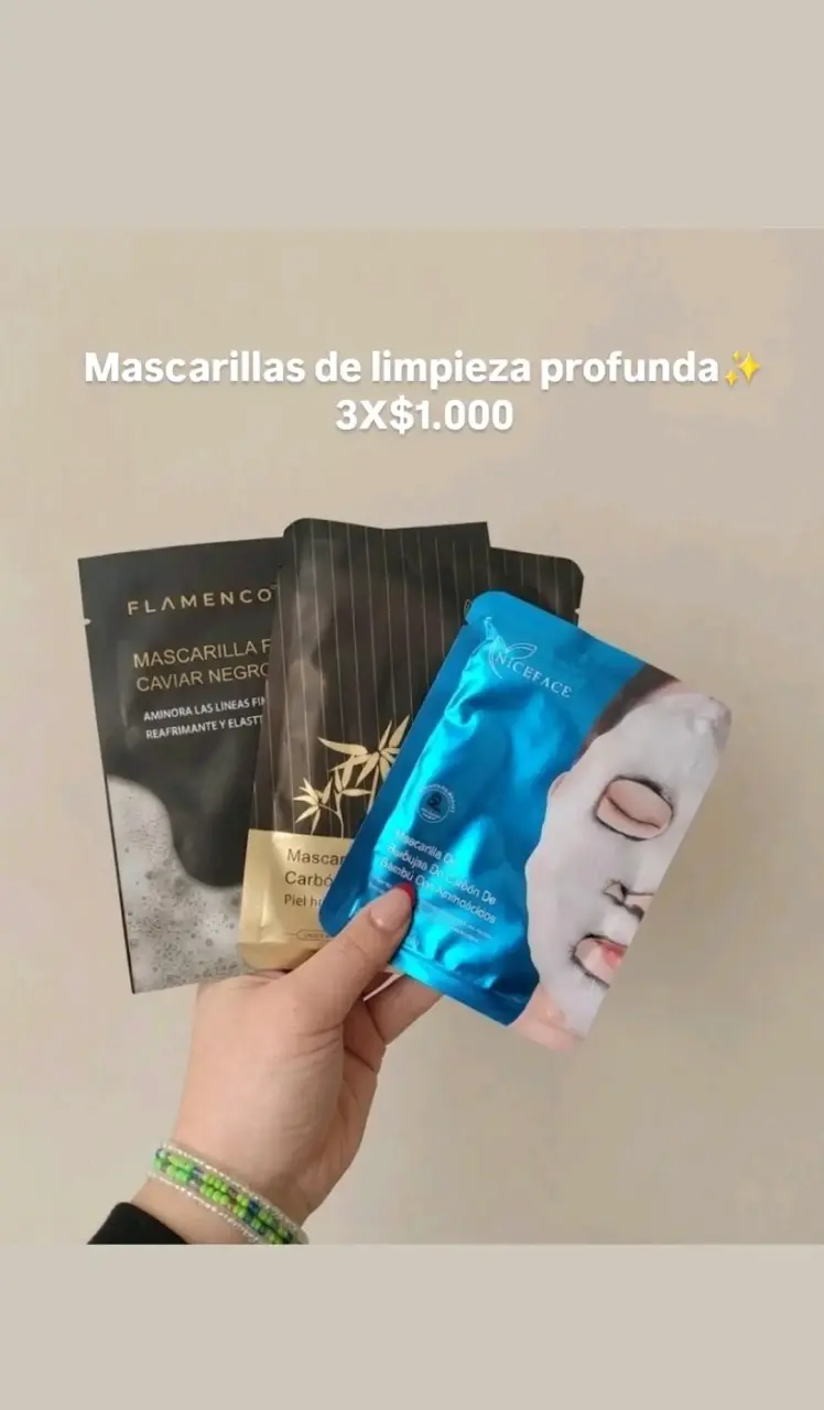 Pack de mascarillas de limpieza profunda