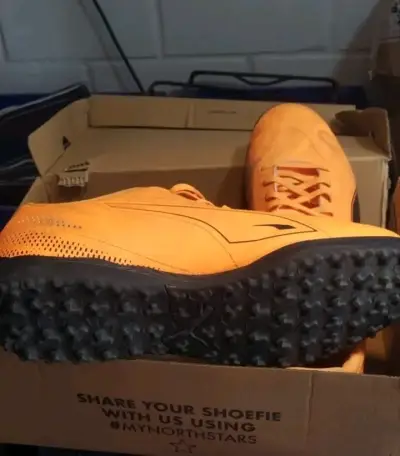 Zapatillas deportivas naranjas para hombre - miniatura 3