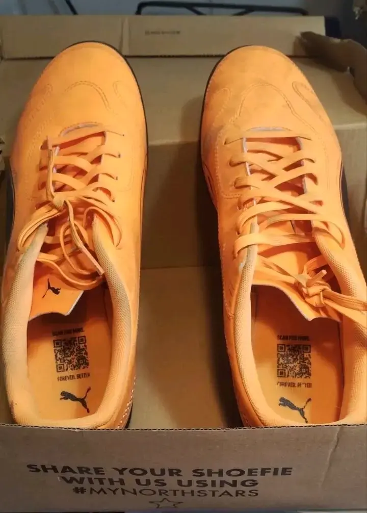 Zapatillas deportivas naranjas para hombre - 5