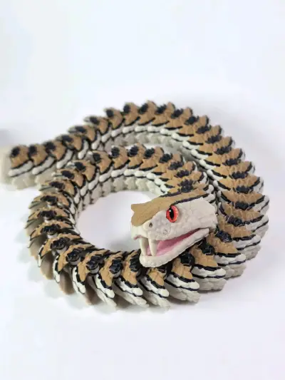 Serpiente Cascabel Articulada 60 cm - miniatura 3