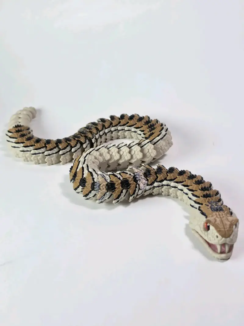 Serpiente Cascabel Articulada 60 cm - 4