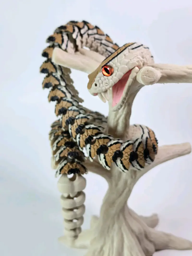 Serpiente Cascabel Articulada 60 cm - 5