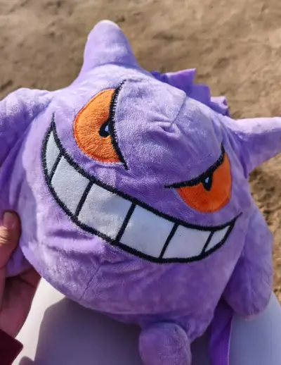 Mochila de peluche Gengar Pokémon nueva - miniatura 2