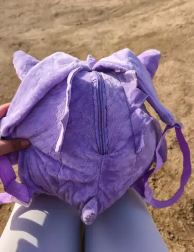 Mochila de peluche Gengar Pokémon nueva - miniatura 4