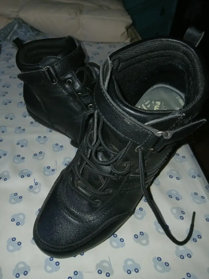 Botines negras de cuero - 4
