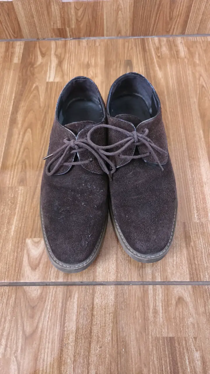Zapatos de gamuza marrón para hombre - 1