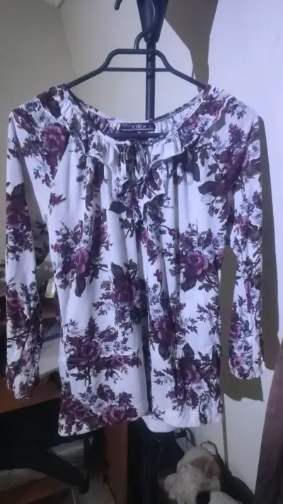 Blusa floral de manga larga Signé - miniatura 1