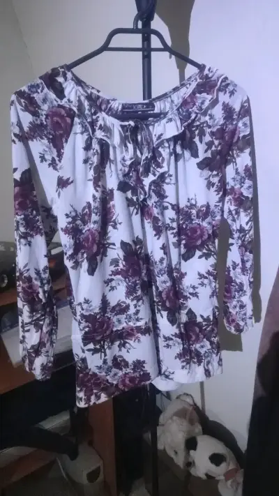 Blusa floral de manga larga Signé - miniatura 2