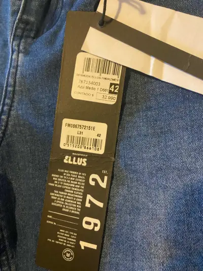 Bermudas de mezclilla Ellus talla 42 - miniatura 2
