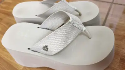 Sandalias plataforma beige C Moran - miniatura 1