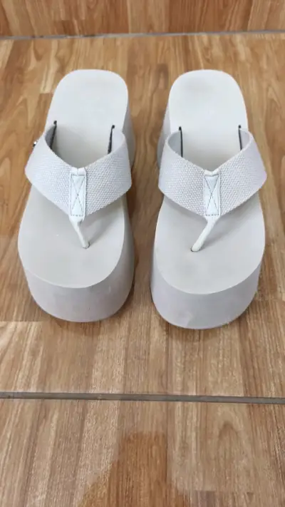 Sandalias plataforma beige C Moran - miniatura 2
